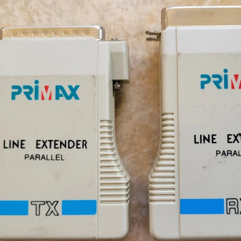Primax Line Extender Parallel Printing, TX & RX, Parallel Port & RJ11 Port